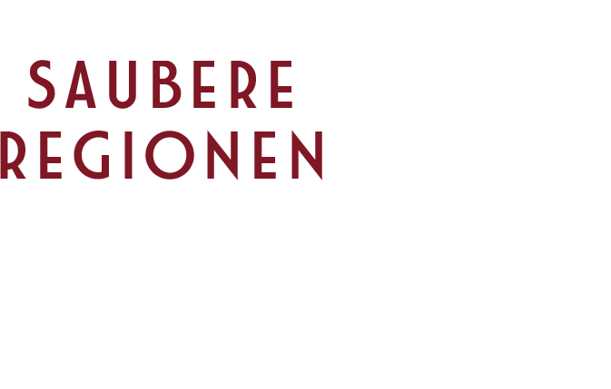 Saubere Regionen